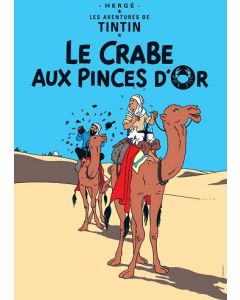 Tintin Moulisart Poster 22080 Le Crabe aux Princes d'or 70x50cm