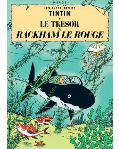 Tintin Moulisart Poster 22110 Le Tresor de Rackham Rouge 70x50cm