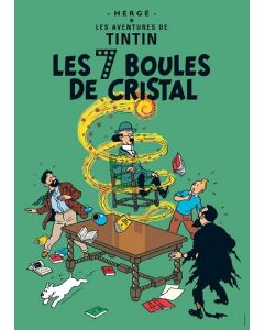 Tintin Moulisart Poster 22120 Le 7 Boules de Cristal 70x50cm