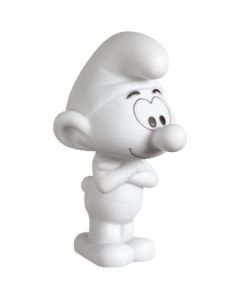 LAMPADA PUFFO BIANCO CON DETTAGLI 10CM