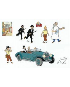 Tintin Moulinsart Adhésifs 24221 Les Cigares du Pharaon