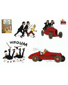 Tintin Moulinsart Adhésifs 24223 Les Cigares du Pharaon