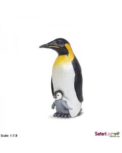 267129 EMPEROR PENGUIN WITH BABY PINGUINO IMPERATORE ALTO 11CM
