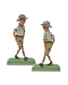 Tintin Figurines en Alliage en relief 29215 TINTIN AU CONGO 