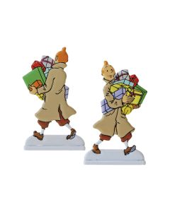 Tintin Figurines en Alliage en relief 29233 TINTIN CADEAUX