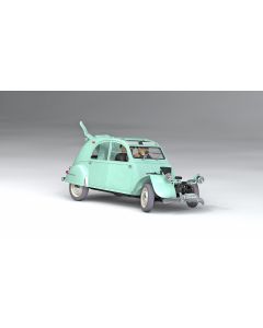 Le Voitures de Tintin 1/24 - 29911 La Citroen 2CV cassee Dupondt