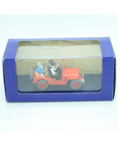 Tintin en Voiture - 2 118 007 La Jeep rouge de Tintin aau Pays de l'Or noir
