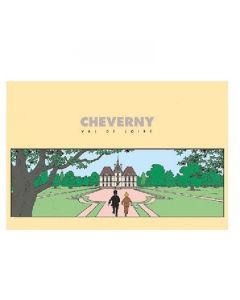 Tintin Moulinsart Postcard 15x10cm - 30160 Cheverny Val de Loire