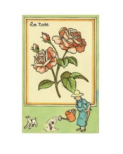 Tintin Moulinsart Postcard 13,5x9cm - 30301 La Rose