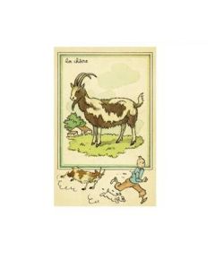 Tintin Moulinsart Postcard 13,5x9cm - 30305 La Chevre