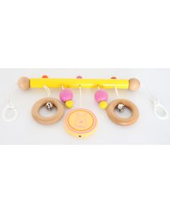 Tintin 35106RO Tot Frame Wood Snowy Pink 32cm