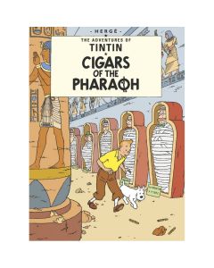 Tintin Moulinsart Double Postcard 16,5x12,5cm - 31072 Les Cigares du Pharaon