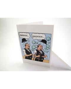 Tintin Moulinsart Double Postcard 16,5x12,5cm - 31116 Boules de Savon