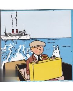 Tintin Moulinsart Postcard Carte Double 15x15cm - 3118202 Valise