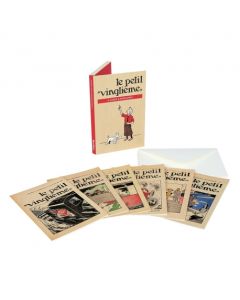 Tintin Moulinsart Postcard 19x13cm - 31313 Set 6 Petit vingtième