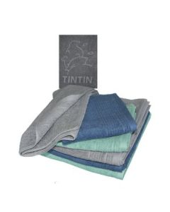 Tintin Linge de Maison HAND TOWEL – BLUE 100x50cm