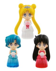 Banpresto Sailor Moon Clear Colored Sparkle Dress Collection Vol.1 (3 Pieces)