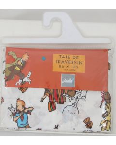 Tintin Linge de Maison Taie de Traversin Inca 86 x 185cm