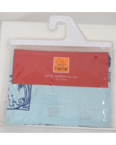 Tintin Linge de Maison Taie de Traversin Lune 86 x 185cm