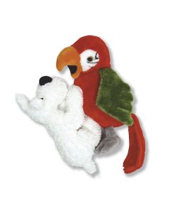 Tintin Peluche Plush 35128 MILOU & PERROQUET