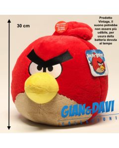App Toys Giochi Preziosi - Plush Angry Birds - Sonoro 30 cm Red Rosso