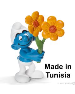Schleich Puffi 2.0748 Puffo di Ringraziamento Made in Tunisia