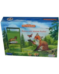 Schleich Wild Life 70616 Tierspielbucher Volpe in Display