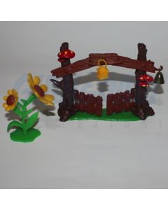 4.0050 40050 Playsat 3. Gate Playset Smurf Entrata dei Puffi 1A