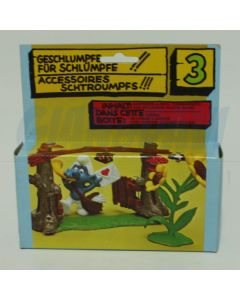 4.0050 40050 Playsat 3. Gate Playset Smurf Entrata dei Puffi 1A + BOX 1