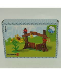 4.0050 40050 Playsat 3. Gate Playset Smurf Entrata dei Puffi 2A + BOX 5 da montare