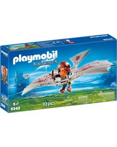 Playmobil 9342 Knights Guerriero con deltaplano