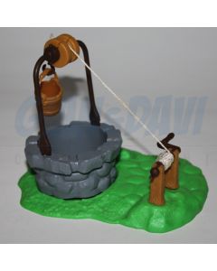 4.0090 40090 Playsat 7. Well Playset Smurf Pozzo dei Puffi 2B