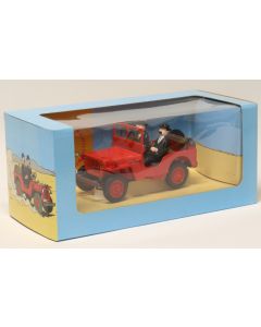 Tintin La Jeep de Dupont et Dupond Au Pays de l'or Noir Hapax 1/18 B