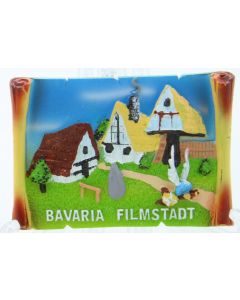 Bavaria Film Asterix & Obelix Magnete Villaggio 7x5cm