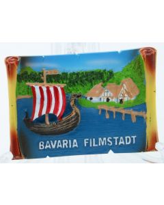 Bavaria Film Asterix & Obelix Magnete Porto 7x5cm