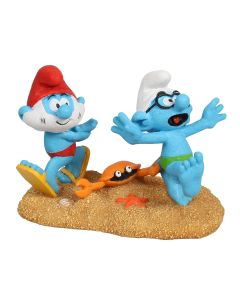 The Smurfs Aqua Della 234-472538 Smurfs Beach Papa & Brainy