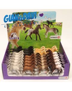 Schleich Farm Life Horse Club 70629 Box 32 Pieces Puledri Assortiti