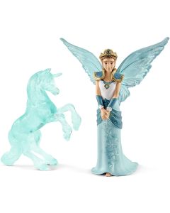 Schleich Elfen Bayala 70587 Movie Con Unicorno Scultura di Ghiaccio