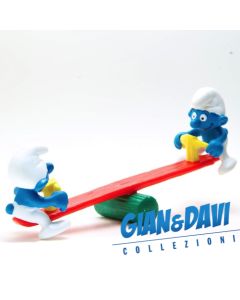 Smurfs Puffi Schtroumpf Schleich 4.0713 Playground Playset Altalena Doppia