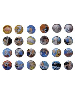 Tintin cartoleria 41240 Tintin badges – set 24 different