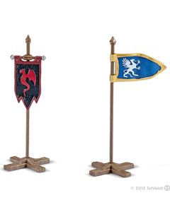 Schleich Eldrador 42149 Set Bandiere