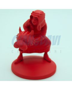 42165 Abdallah Monocrome Red SATINE'