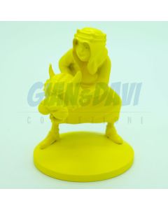 42166 Abdallah Monocrome Yellow SATINE'