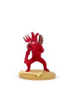 Tintin Figurine Resine  42236 Milou Mi-Demon 5cm