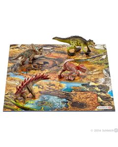 Schleich Dinosaurs 42331 Puzzle & Mini Dinosaurier Set Palude