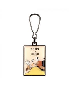 Tintin Metal keyring 42520 Album Congo Colored