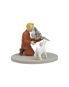 Tintin Coffret Scene Plastique 43115 TINTIN TENANT LA LICORNE