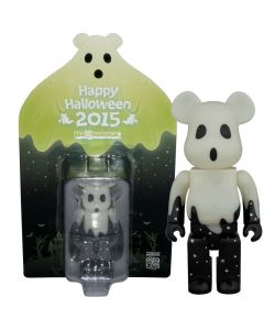Medicom Toy BE@RBRICK Halloween 2015 Black e Silver 100%