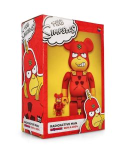 Medicom Toy BE@RBRICK The Simpsons Radioactive Man Bears 400% + 100%