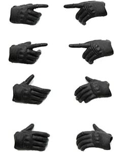 Figma Tomytec Tactical glove LittleArmory LA-0P03 Stealth Black